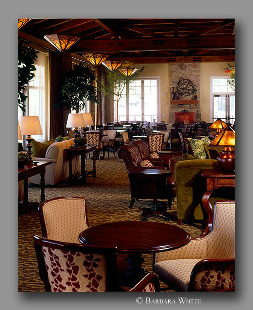 Restaurant interior photograph