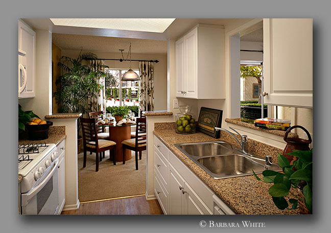 California apartment building photograph